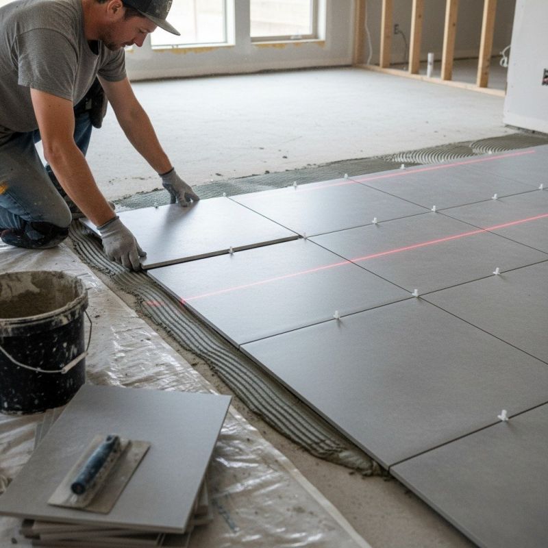 Tile Floor Installation detail